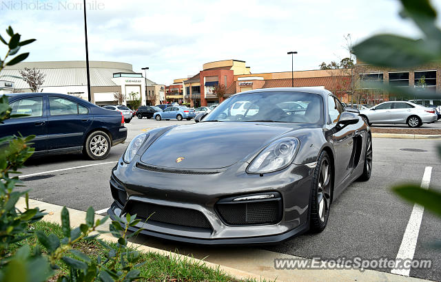 Porsche Cayman GT4 spotted in Cary, North Carolina