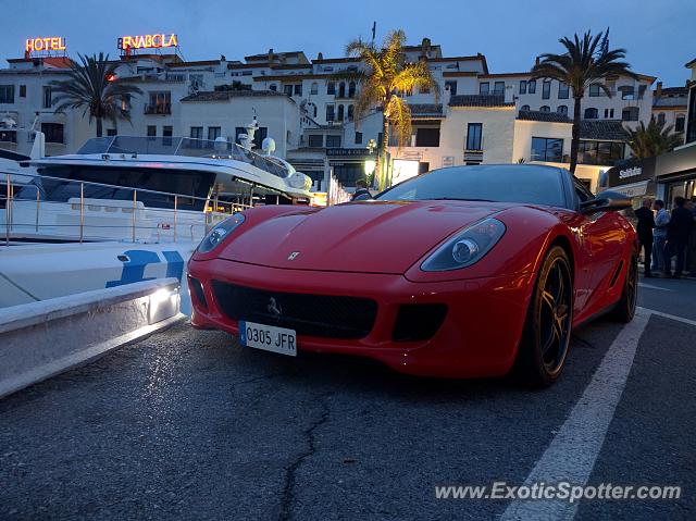 Ferrari 599GTO spotted in Puerto Banus, Spain