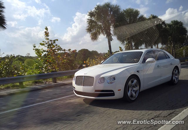 Bentley Flying Spur spotted in Hobe Sound, Florida