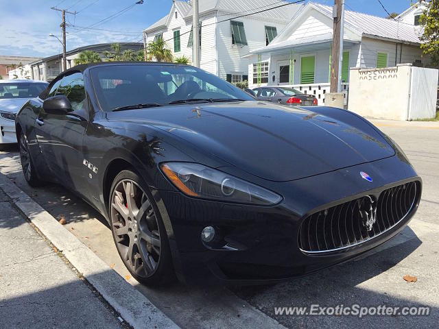 Maserati GranCabrio spotted in Key West, Florida
