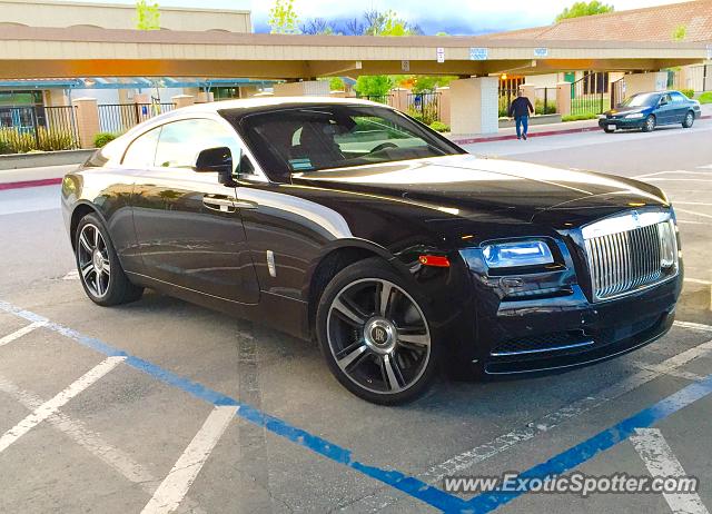Rolls-Royce Wraith spotted in San Jose, California