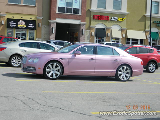 Bentley Flying Spur spotted in Toronto, Canada