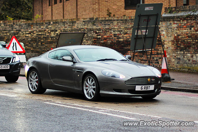 Aston Martin DB9 spotted in Cambridge, United Kingdom