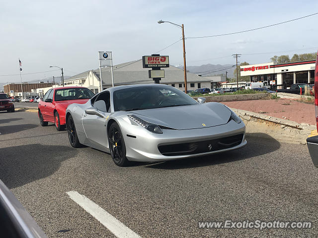 Ferrari 458 Italia spotted in Murray, Utah