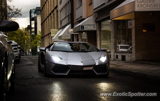 Lamborghini Aventador spotted in Munich, Germany