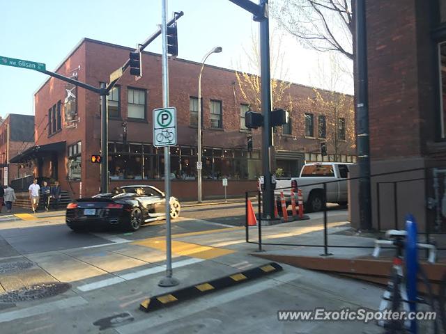 Audi R8 spotted in Portland, Oregon