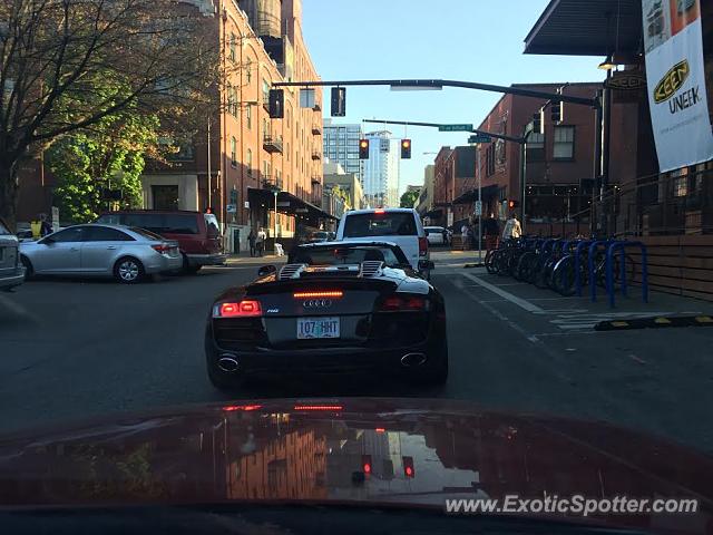 Audi R8 spotted in Portland, Oregon
