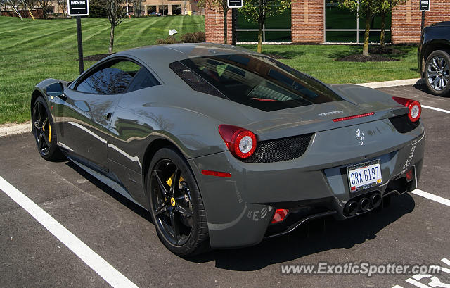 Ferrari 458 Italia spotted in Columbus, Ohio