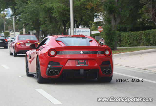 Ferrari F12 spotted in Fort Lauderdale, Florida