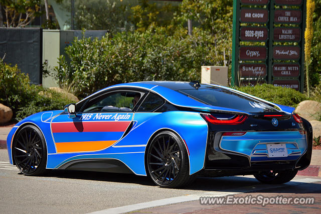 BMW I8 spotted in Malibu, California