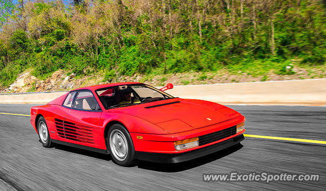 Ferrari Testarossa spotted in Chesapeake City, Maryland