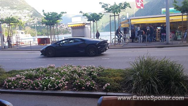 Lamborghini Huracan spotted in Lugano, Switzerland