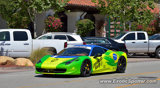Ferrari 458 Italia spotted in Malibu, California