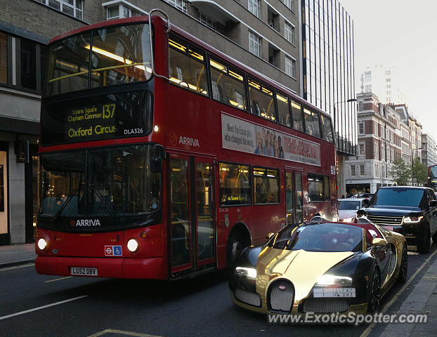 Bugatti Veyron spotted in London, United Kingdom