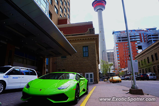 Lamborghini Huracan spotted in Calgary, Canada