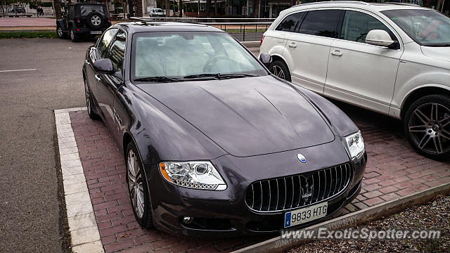 Maserati Quattroporte spotted in Platja d'Aro, Spain