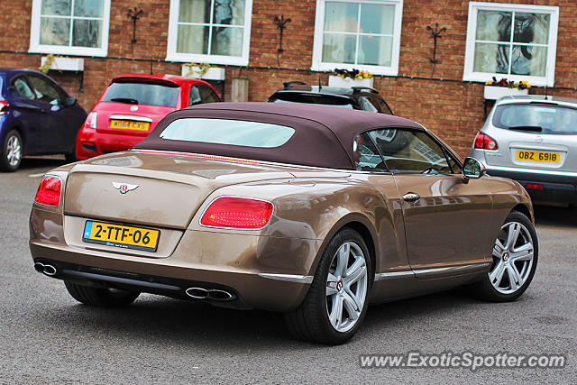 Bentley Continental spotted in Cambridge, United Kingdom