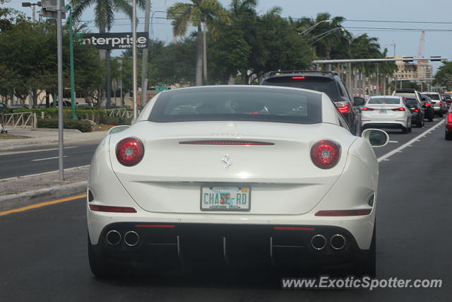 Ferrari California spotted in Fort Lauderdale, Florida