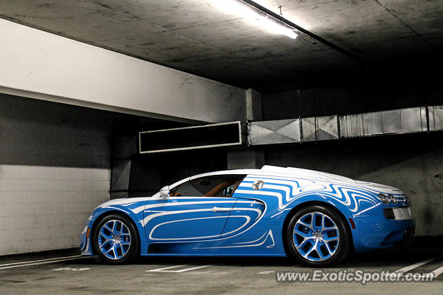 Bugatti Veyron spotted in Pebble Beach, California