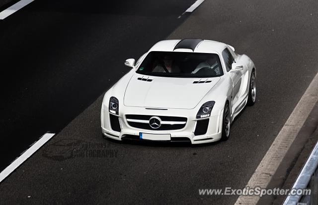 Mercedes SLS AMG spotted in A81, Germany