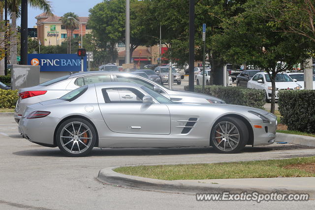 Mercedes SLS AMG spotted in Fort Lauderdale, Florida