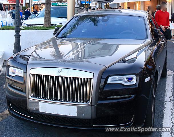 Rolls-Royce Ghost spotted in Marbella, Spain