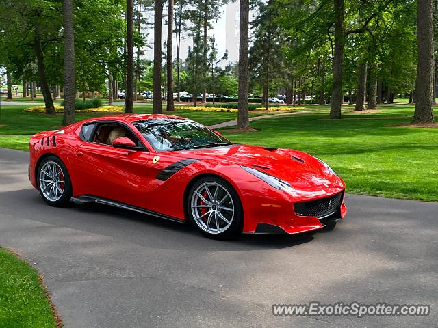 Ferrari F12 spotted in Pinehurst, North Carolina