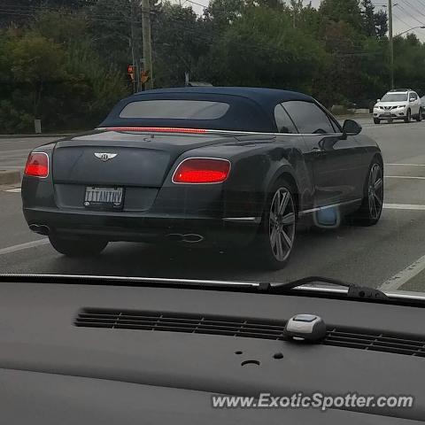Bentley Continental spotted in Toronto, Canada