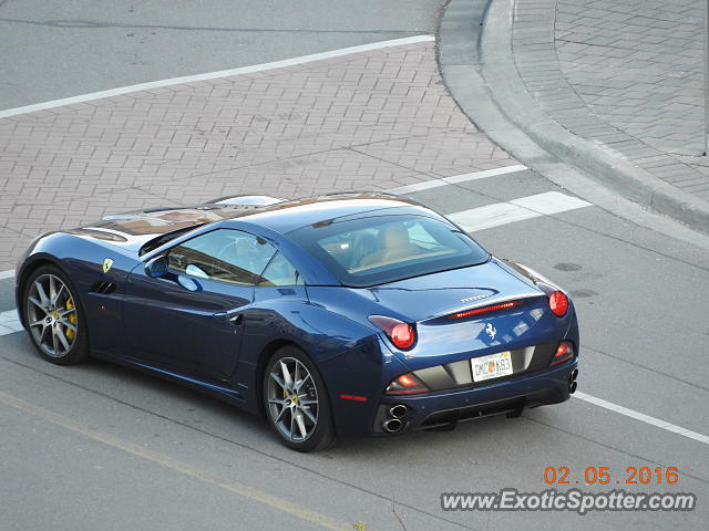 Ferrari California spotted in Toronto, Canada