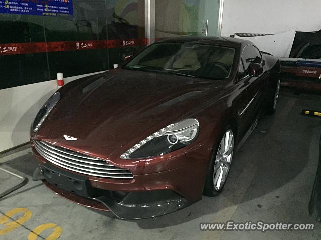 Aston Martin Vanquish spotted in Shanghai, China