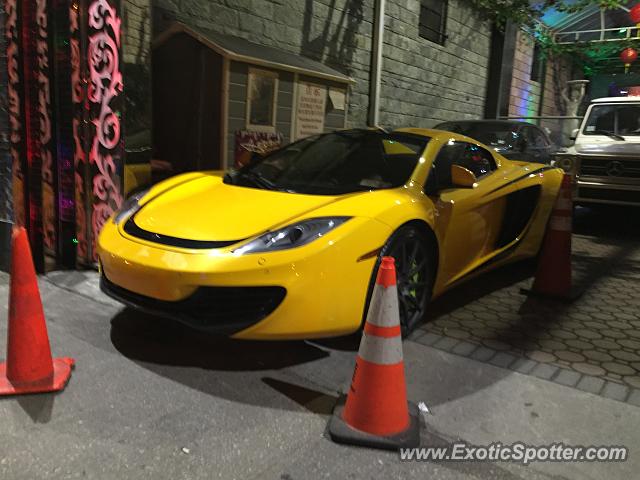 Mclaren MP4-12C spotted in Flushing, New York