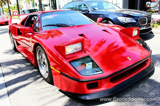 Ferrari F40 spotted in Beverly Hills, California