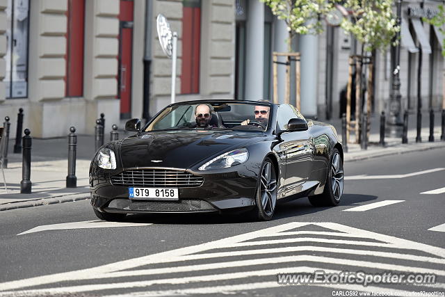Aston Martin DB9 spotted in Warsaw, Poland