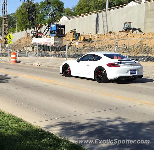 Porsche Cayman GT4 spotted in Omaha, Nebraska