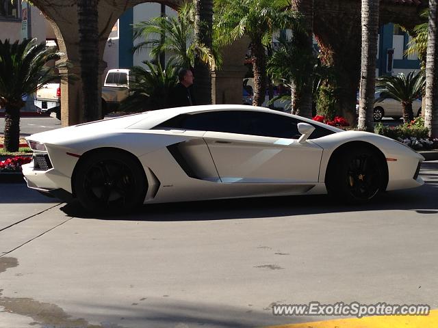 Lamborghini Aventador spotted in Los Angeles, California