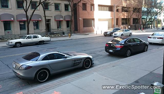 Mercedes SLR spotted in Toronto, Ontario, Canada