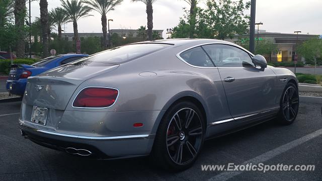 Bentley Continental spotted in Henderson, Nevada
