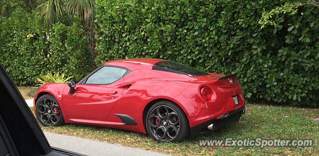 Alfa Romeo 4C spotted in Naples, Florida