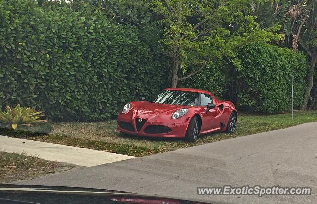 Alfa Romeo 4C spotted in Naples, Florida