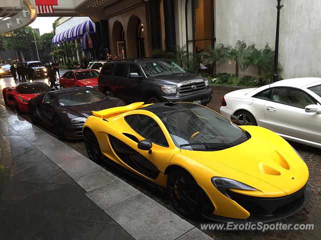 Mclaren P1 spotted in Beverly Hills, California
