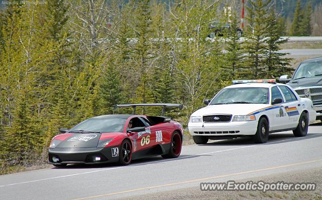 Lamborghini Murcielago spotted in Canmore, Canada