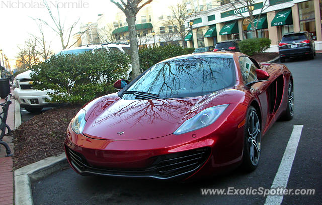 Mclaren MP4-12C spotted in Charlotte, North Carolina