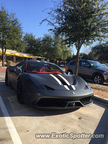 Ferrari 458 Italia spotted in Dallas, Texas