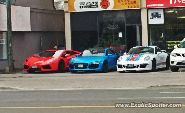 Lamborghini Aventador spotted in Toronto, ON, Canada