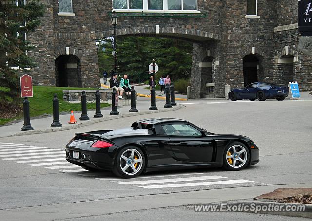 Porsche Carrera GT spotted in Banff, Canada
