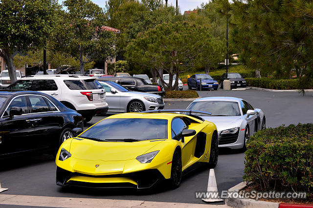 Lamborghini Aventador spotted in Newport Beach, California
