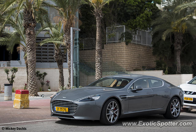 Aston Martin Rapide spotted in Tel Aviv, Israel