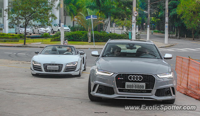Audi R8 spotted in São Paulo, Brazil