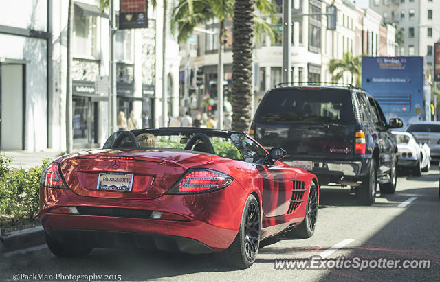 Mercedes SLR spotted in Beverly Hills, California
