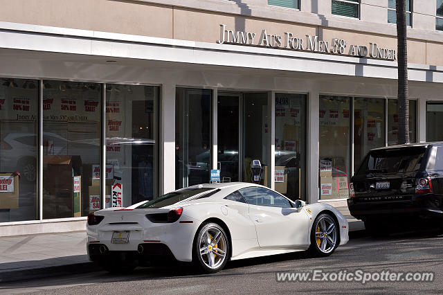 Ferrari 488 GTB spotted in Beverly Hills, California